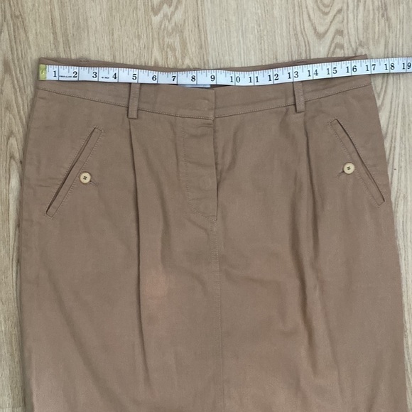 Gunex Italy Skirt US 8 Minimalist Fall Essential Camel Beige - Picture 5 of 11